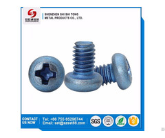 Phillips Round Head Mechanical Thread Titanium Screw