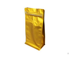 Square Bottom Seal Pouches With Zipper And Valve