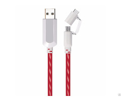 El Visible Type C To Micro Usb Flowing Flat Cable Ldf005