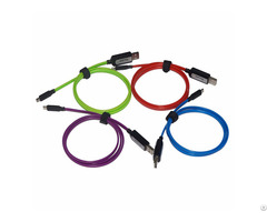 El Visible Micro Usb Flowing Flat Cable Ldf001