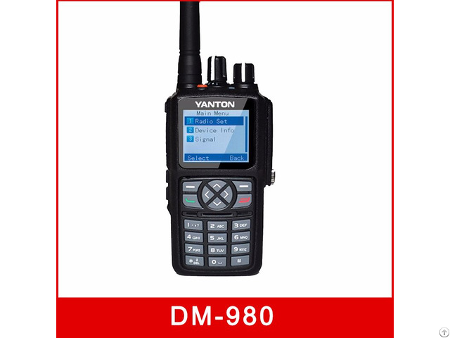 Dm 980 Digital Dmr Dual Mode 5w Sms Radio