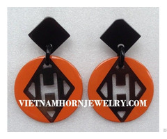 Lacquer Horn Earrings