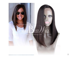 Long Bod Straight Lace Front Wigs