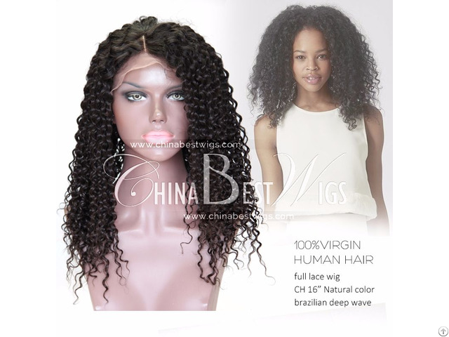 Deep Wave Full Lace Wig
