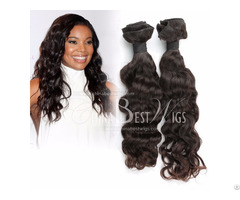 Wavy Middle Length Hair Weft Extensions