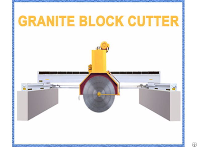 Multidisc Stone Bridge Cutting Machine For Sawing Granite Blocks