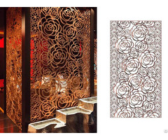 Laser Cut 304 Stainless Steel Screen Metal Partition