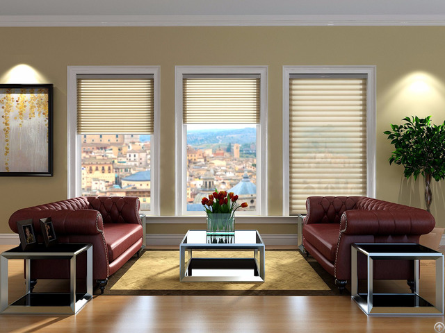 Motorized Sheer Horizontal Shades