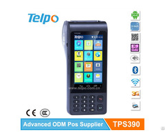 Telepower Tps390 Handheld Keypad Jave Tablet Nfc Edc Pos Machine