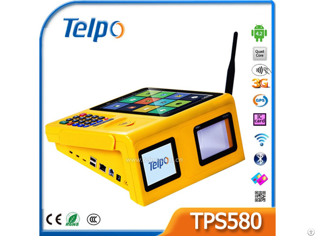 Telpo Tps580 Electronic Data Capture Android Desktop Point Of Terminal