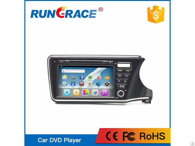 Android Interface Car Radio Gps Navigation Bt Usb For Honda City