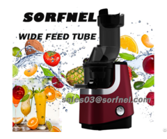 Sorfnel The Latest High Performance Price Ratio Wide Feeding Tube Slow Juicer In 2017