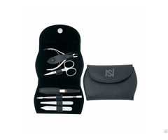 Professional Manicure And Pedicure Black Set