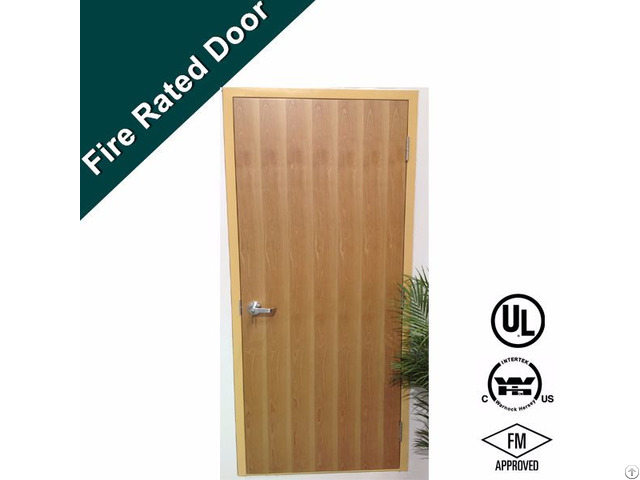 Hot Sale Wooden Design 90 Mins Fire Rated Door