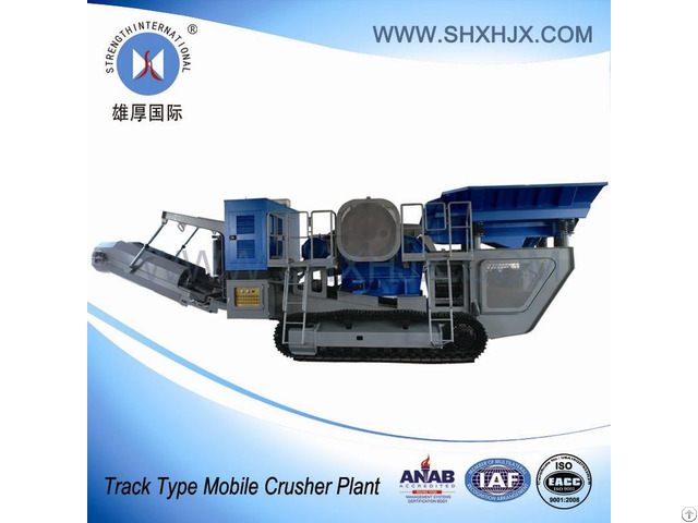 Track Type Mobile Crusher Plant With 120 180 Tph Capacity