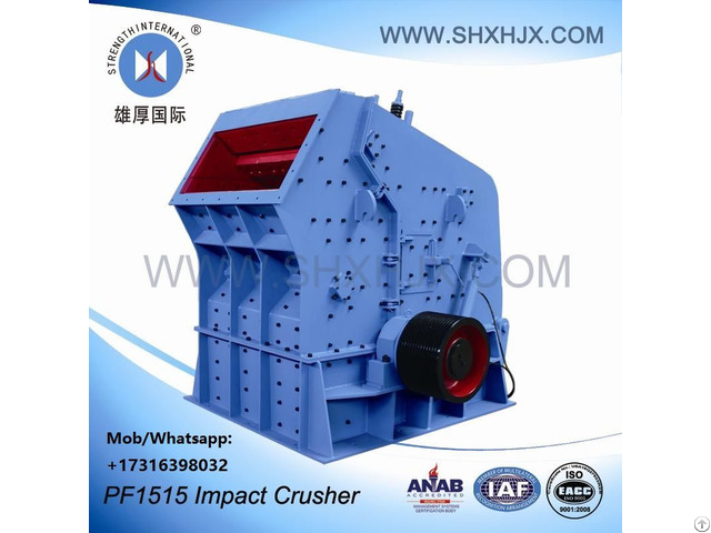 High Quality Pf Series Impact Crusher For Granite And Marble