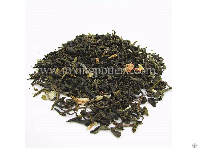 Premium Jasmine Dried Flower Tea Mix With Green Leaf