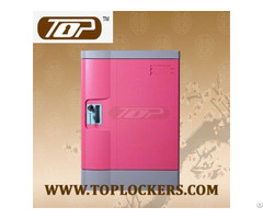 Four Tier School Locker Abs Plastic Multiple Locking Options