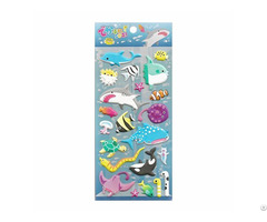 Sea World Animal Shark Whale Fish Fun Stickers