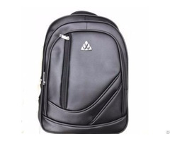 Business Pu Leather Backpack 15 6 Inch Notebook Computer Accessory Laptop Bag For College Travel