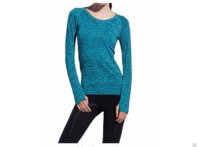 Women S Training Long Sleeve T Shirt Running Top Yoga Fitness Sweatshirt