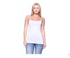 Women Junior Camisole Basic Adjustable Essential Tank Top