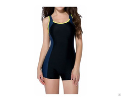 Women S One Piece Swimsuit Boyleg Sports Swimwear