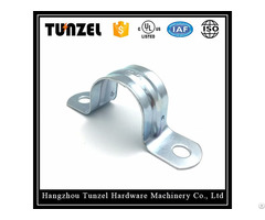 Galvanized Steel Rigid 2 Two Hole Conduit Strap