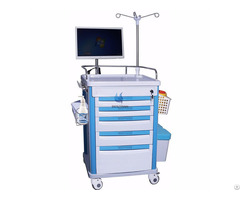 Assembled Wireless Nursing Computer Trolley