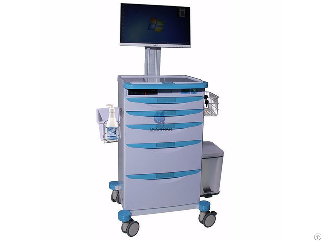 Luxurious Wireless Nursing Computer Trolley