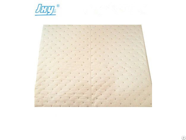 100 Percent Pp Melt Blown Oil Absorbent Pads For Quick Cleanup Of Spill