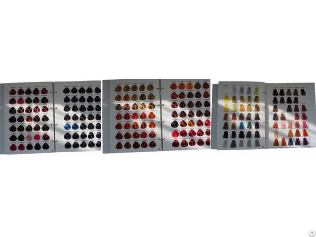 Glossy Single Color Hair Swatches