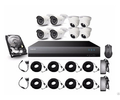 Mapesen 8ch 1080p 2 0mp Outdoor And Indoor Camera With Xvr Diy Kit