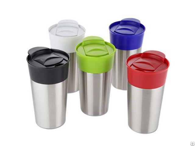 Stainless Steel Outer Plastic Inner Mug