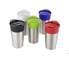 Stainless Steel Outer Plastic Inner Mug