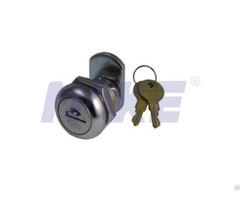 Flat Key Cam Lock Zinc Alloy Shiny Chrome