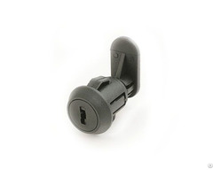 Small Plastic Push In Cam Lock Nylon Black