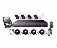 Mapesen 4ch Starlight 2 4mp Outdoor Camera With Xvr Diy Kit