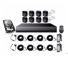 Mapesen 8ch 1080p 2 0mp Outdoor Plastic Bullet With Xvr Diy Kit