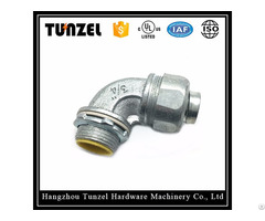 Liquid Tight 90 Degree Malleable Flexible Conduit Connector