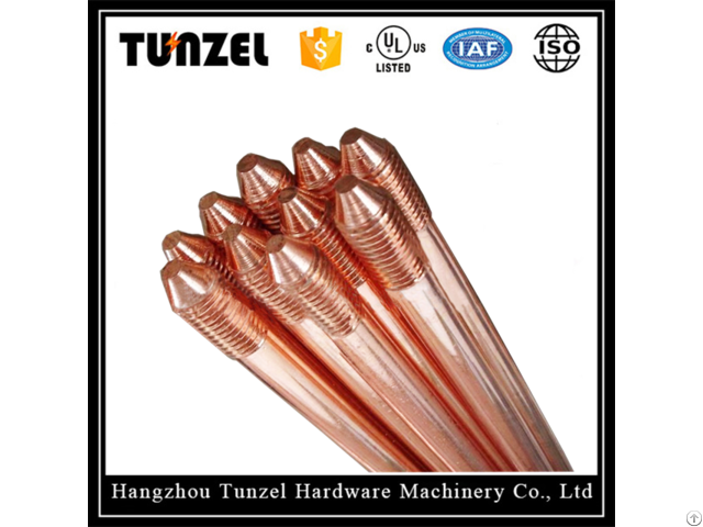 China Suppliers Steel Copper Ground Rod By Clad Plated China Suppliers Steel Copper Ground Rod By Clad Plated