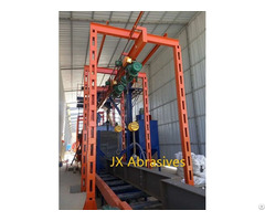 Overhead Conveyor Shot Blasting Machine With Hook