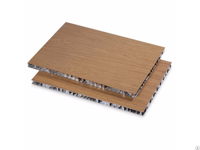 Wooden Panel Sandwich Aluminum Honeycomb Core