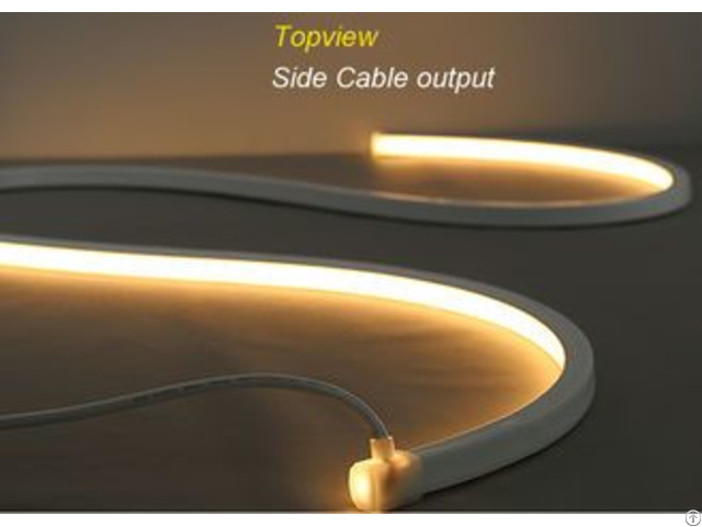 Fashionable Design Led Lamp Mini Size Neon Tape Light Anti Uv Ivory White Pvc