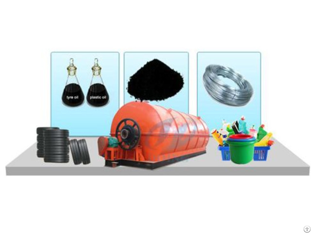 Pirolisis Tire To Oil Machine