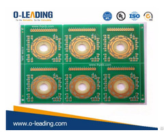 Printed Circuit Board 4 Layer With Selective Hard Gold Coating 50 Micro Inch 1 25 Micrometers