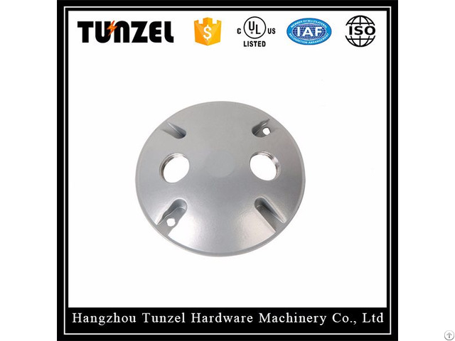 4 Inch Two Holes Round Extension And Rings Box Cover