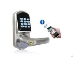 Bluetooth Door Lock Zinc Alloy With Chrome Plating