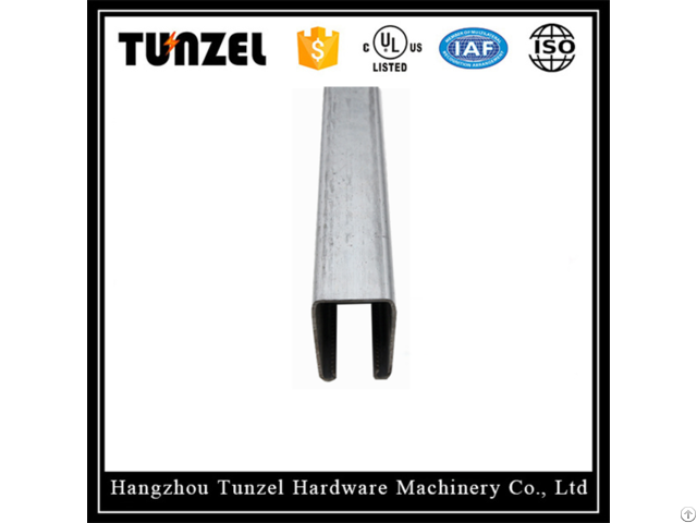 Electrical Galvanized Plain Support Steel C Channel By China Suppliers