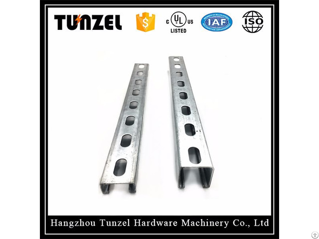 China Suppliers Electrical Galvanized Support C Slotted Channel